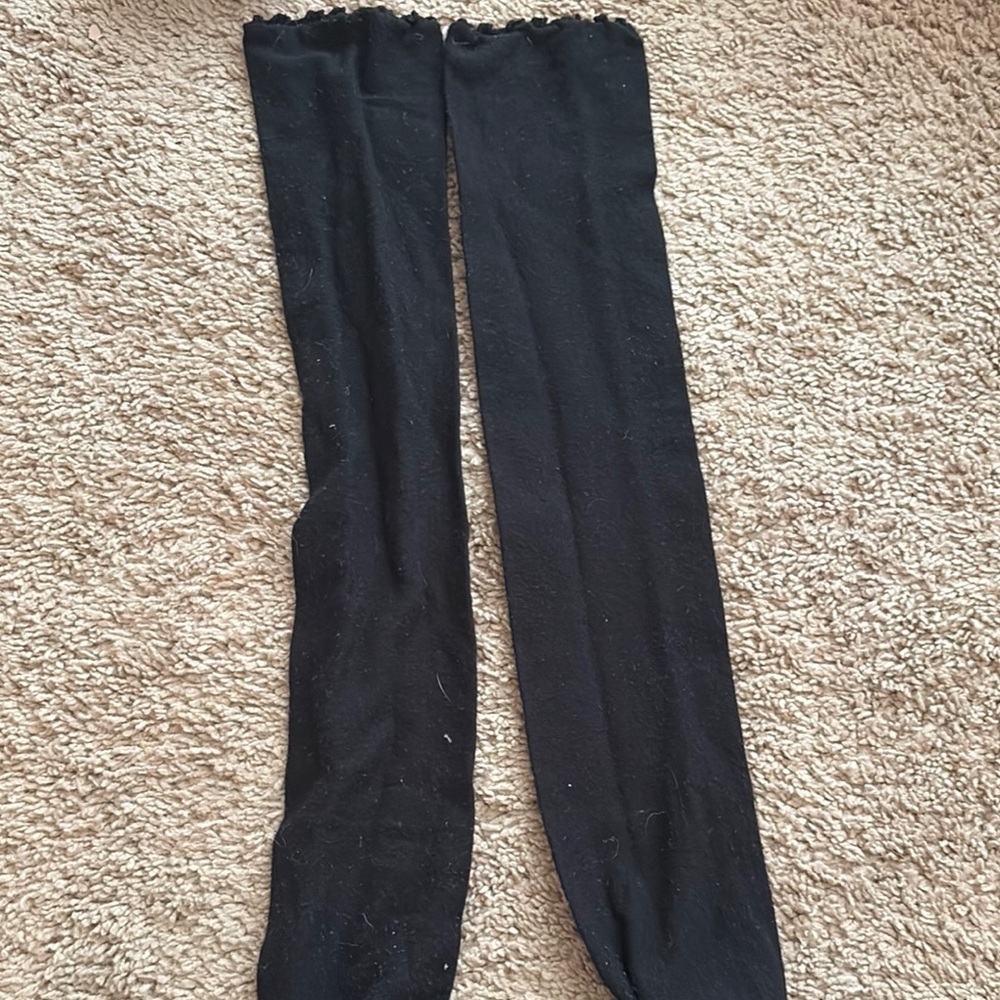 Forever 21 Black Knit Leg Warmers